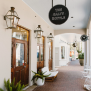The Salty Bottle and Brew coffee shop in Carillon Beach near Panama City Beach and 30A